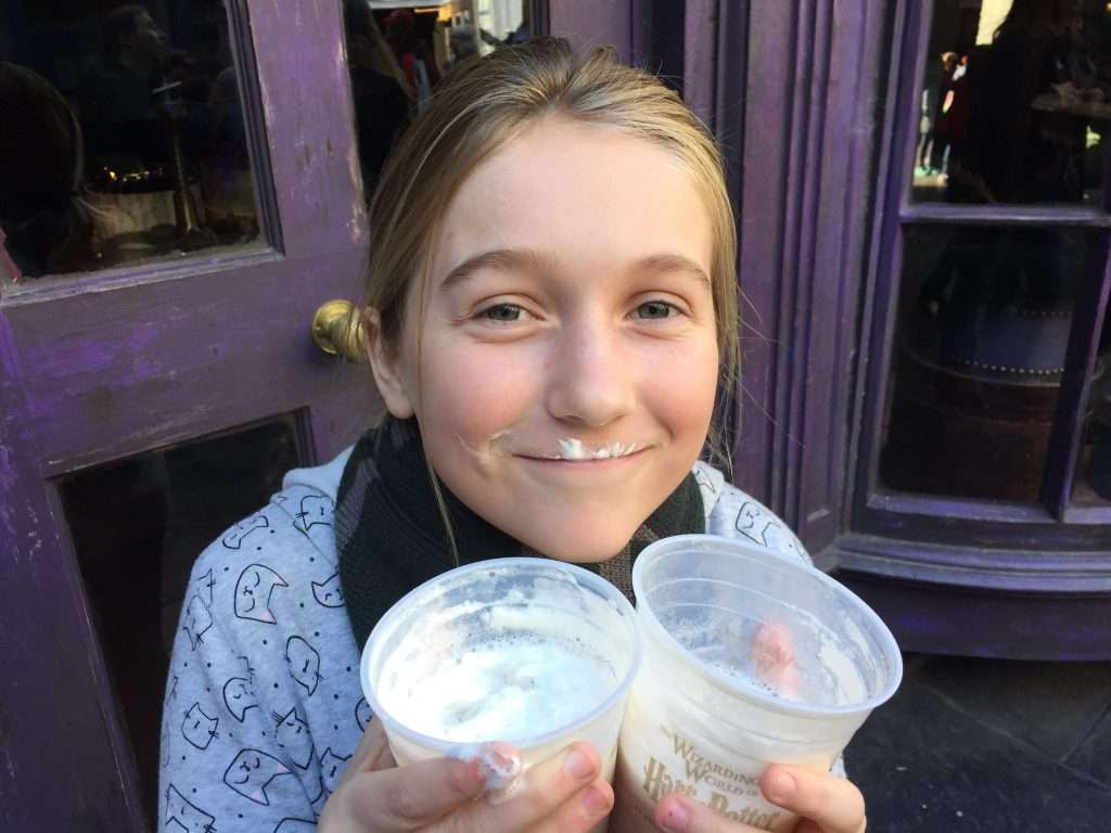 Butterbeer at the Wizarding World