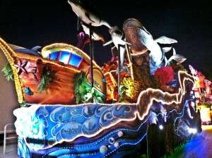 Mardi Gras Parade Floats at Universal Orlando